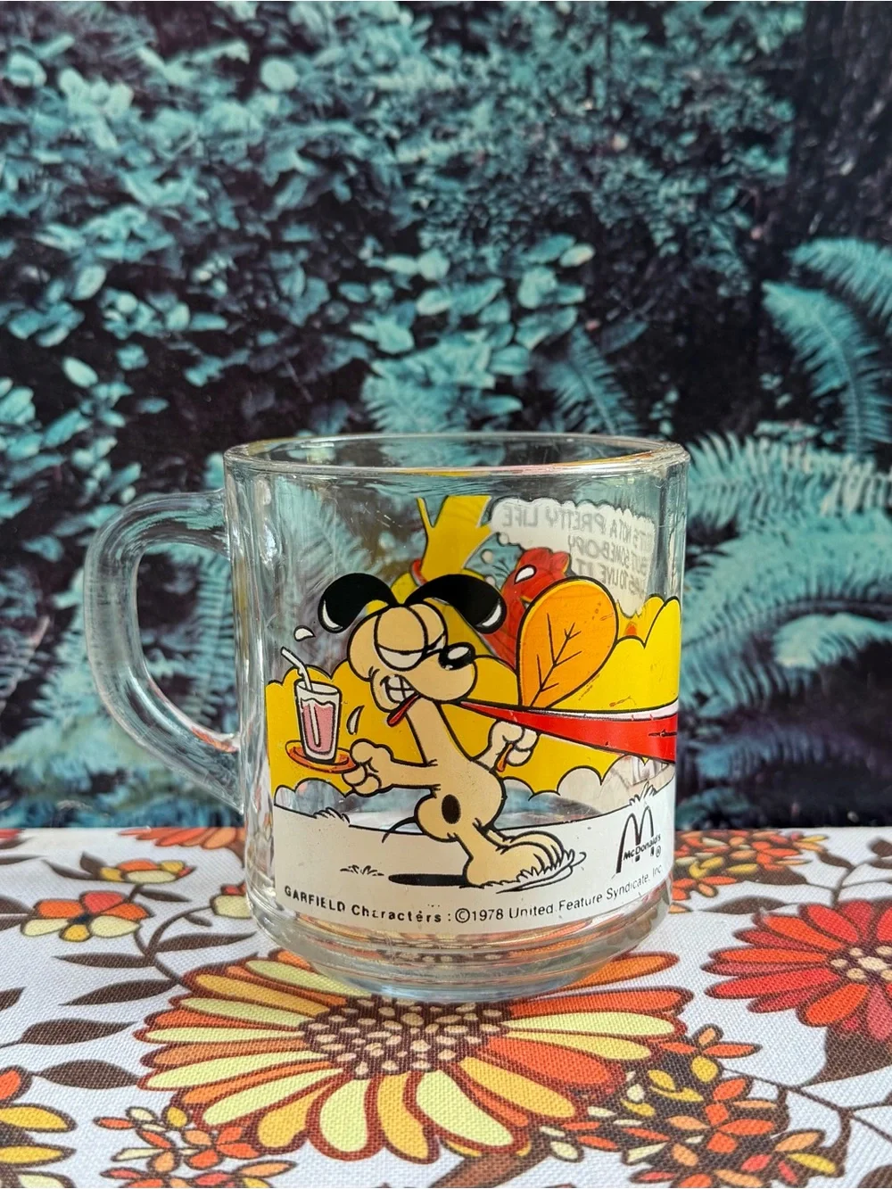 😎 Vintage McDonald’s Garfield Mug; Jim Davis; United Feature Syndicate, Inc.; 19